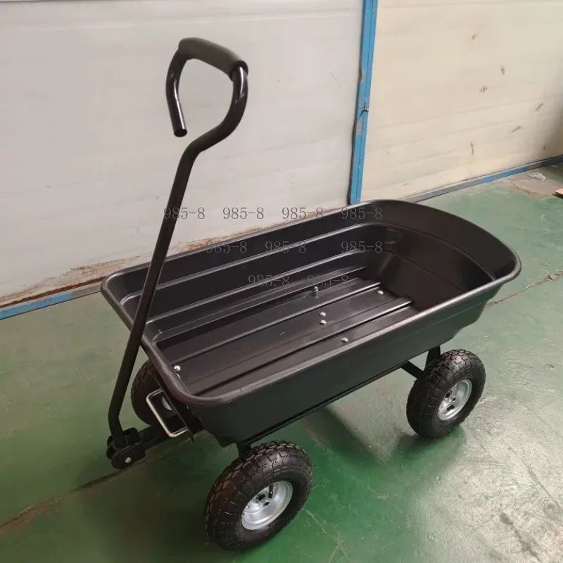 Garden Dump Truck, Cargo Tractor for Yard Transporting and Garbage Dumping
