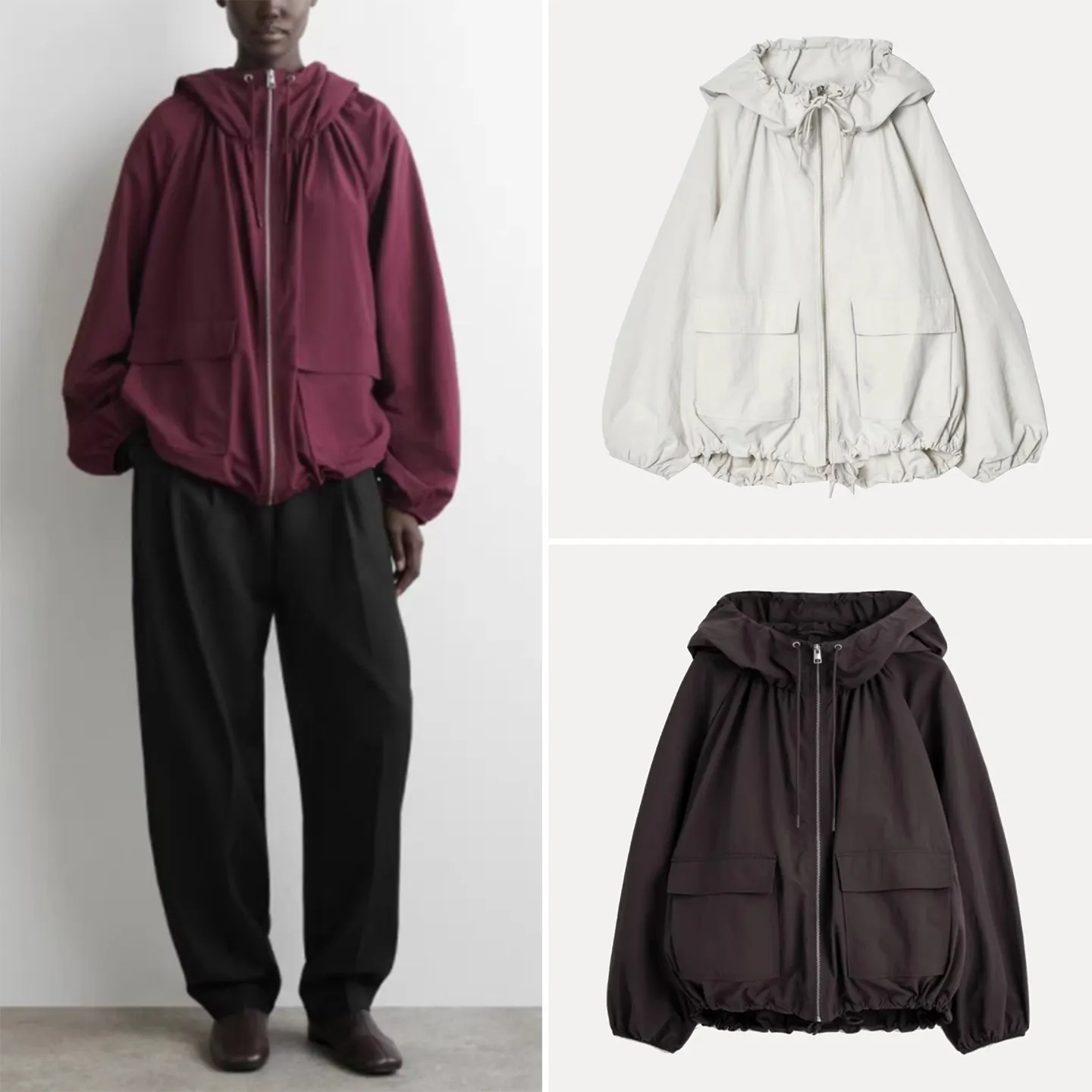 

Модная женская парка с капюшоном, весна 2026, новинка, стандартный крой, длинный рукав, на молнии, повседневная верхняя одежда