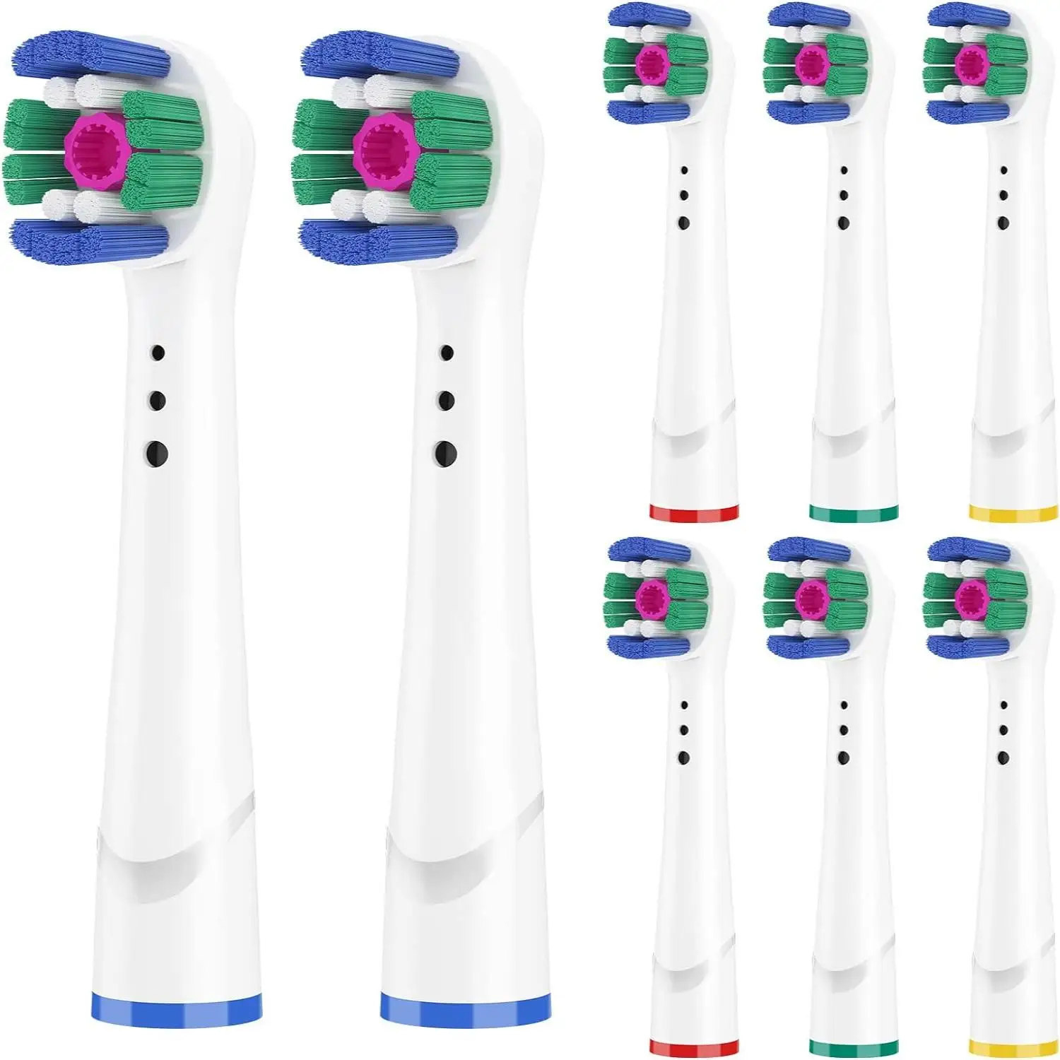 4/8/12/16/20PCS Electric Toothbrush Nozzles For Oral B 3D White Toothbrush Heads Braun Wholesale Dropshipping Toothbrush Heads