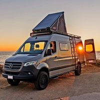 Mercedes Sprinter Camping Accessories Rooftop Tent Softshell Camper Van For Extra Space