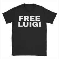 Saint Luigied T-Shirt Men's Awesome Cotton T-Shirt Crew Neck Short Sleeve Roupas Esportivas Masculinas Summer Breathable Tees