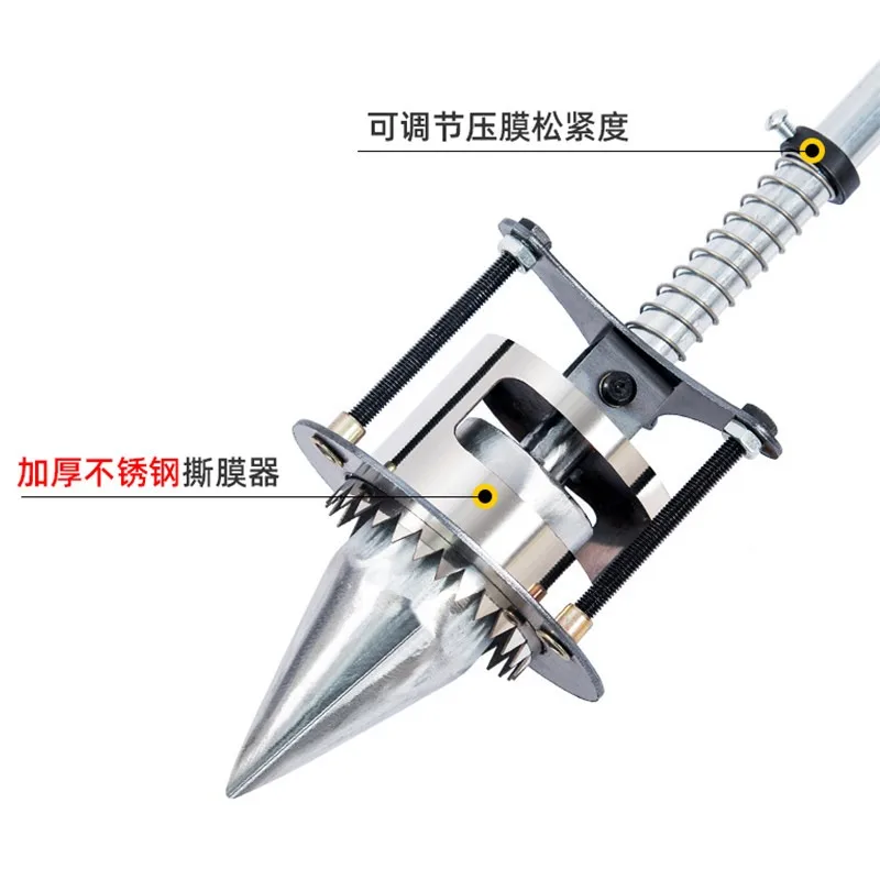 planting, sowing, film peeling and punching machine, rural planting nutrient film, film tearing and punching machine