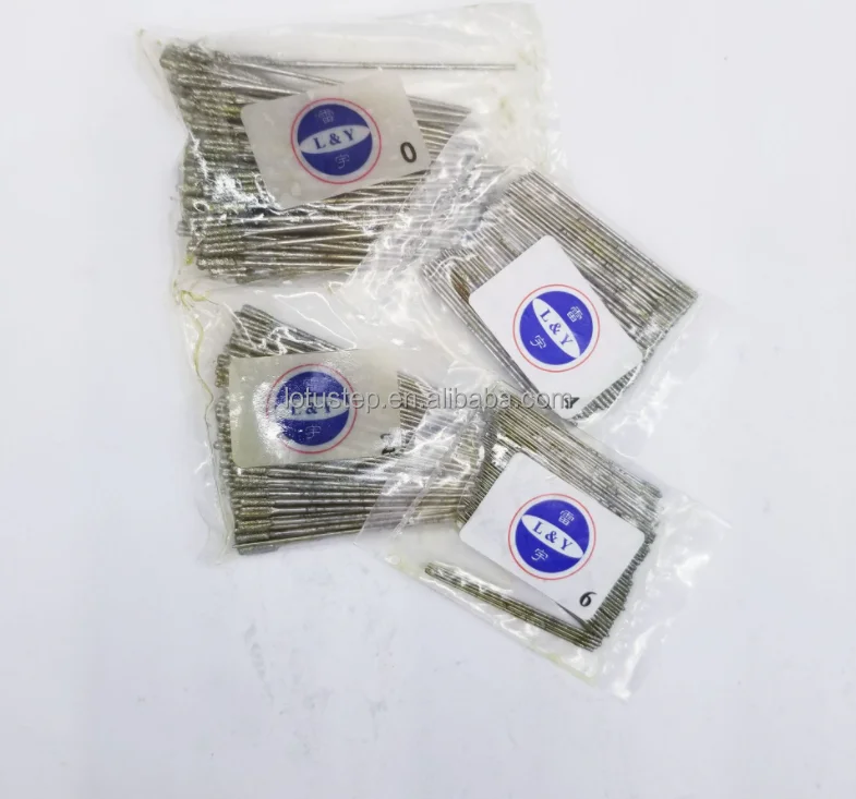 1.0/1.2/1.5 // 1.8/2.0 مم لقم الثقب الماسي المطلي بالكهرباء لزجاج حجر العقيق اليشم