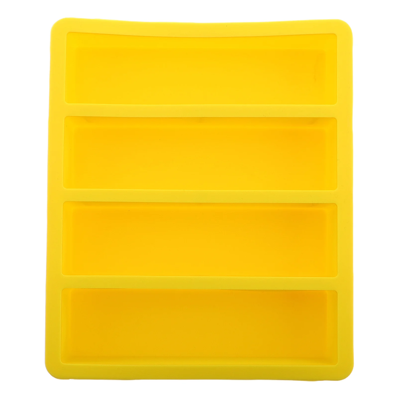 

Silicone Ice Cube Molds 4 Cavity Long Ice Cube Tray Flexible Easy Release Large Cubes for Cold Drinks Baking Food DIY