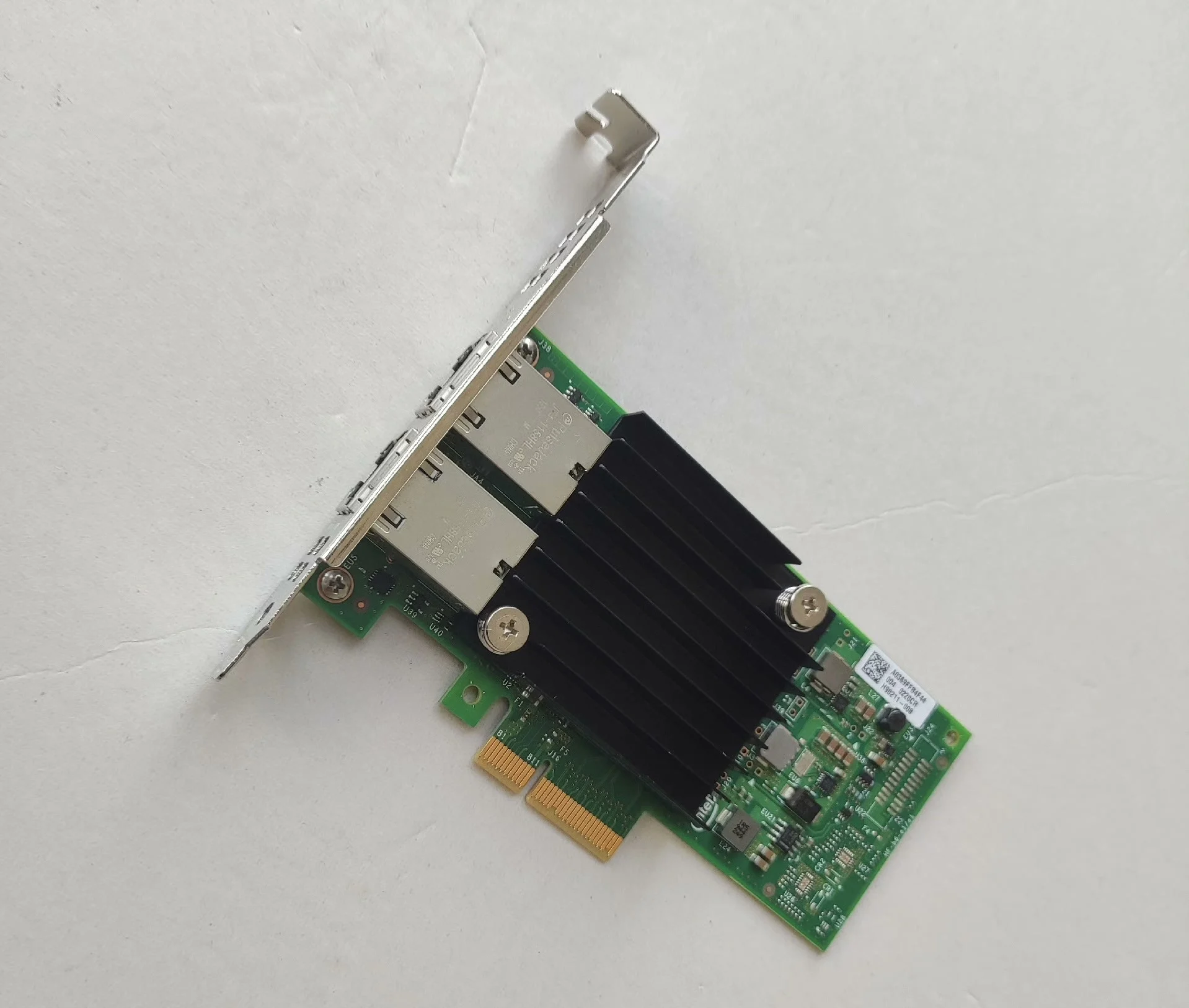 Adaptador de rede RJ45 de porta dupla original 10G X550-T2 com controlador Ethernet X550-T2