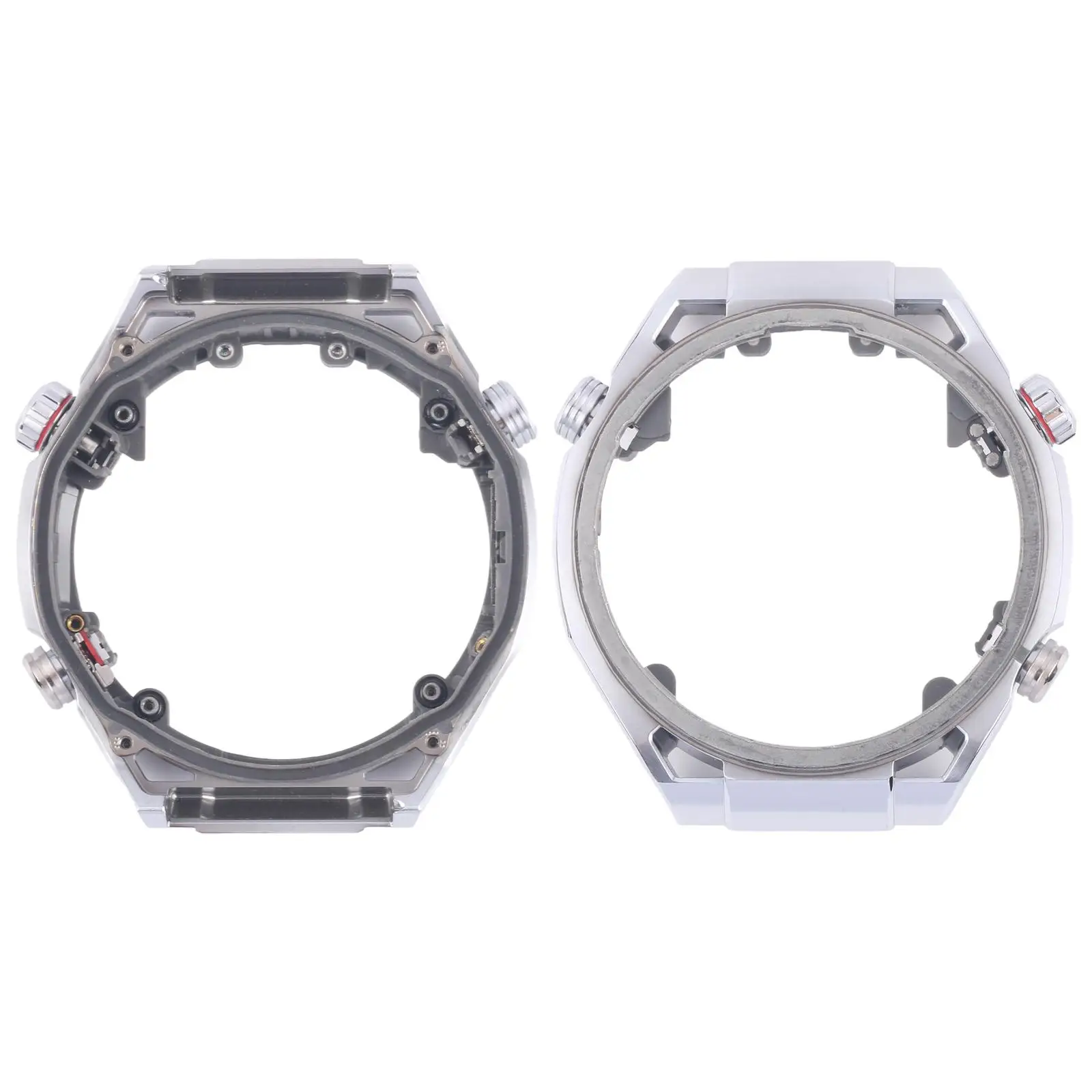 Original LCD Screen Frame Bezel Plate For Huawei Watch Ultimate(Silver)