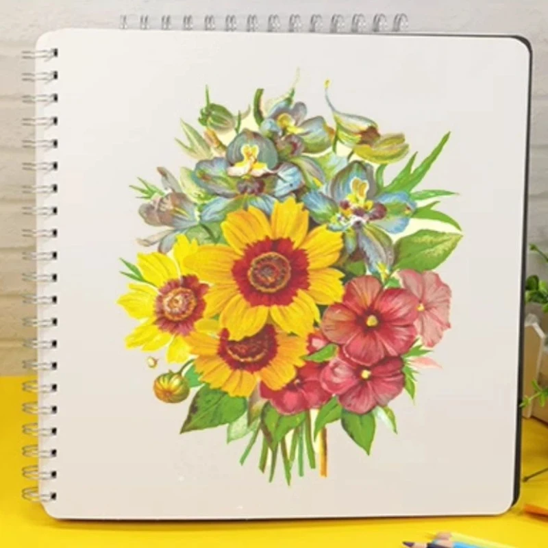 30 Sheets Sketchbook For Students Marker Pen Special Drawing Book White Blank Paper Painting Notebooks Art Sketch Writing Pads view 6