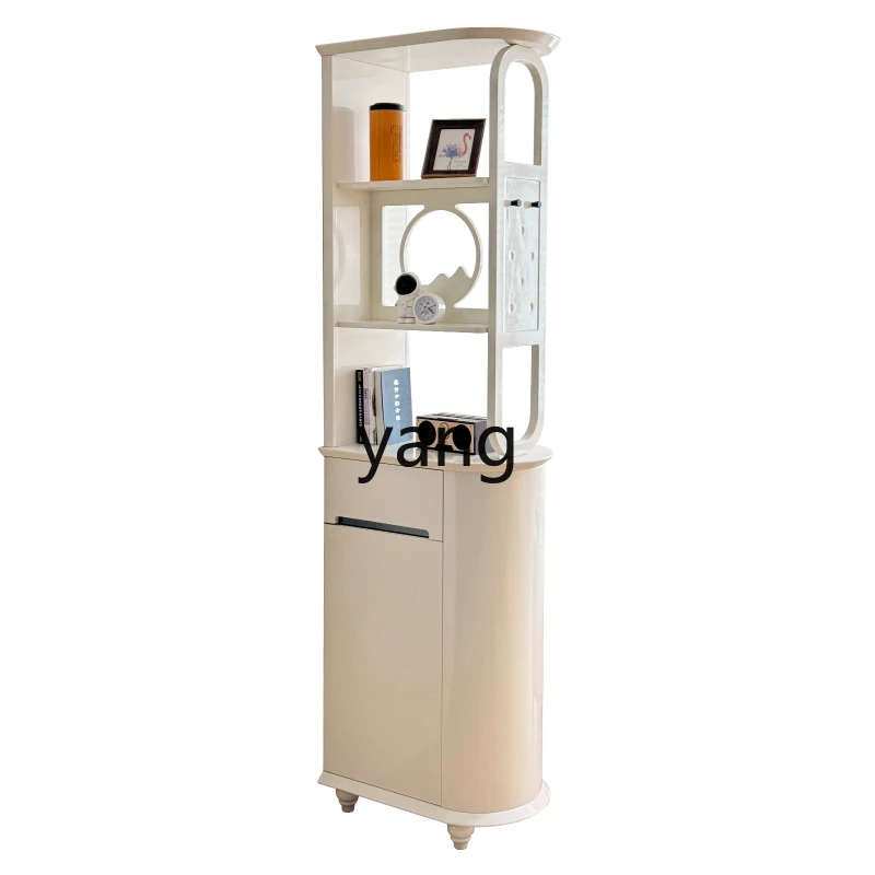 

LH living room cream wind partition double-sided screen cabinet small apartment entrance cabinet
