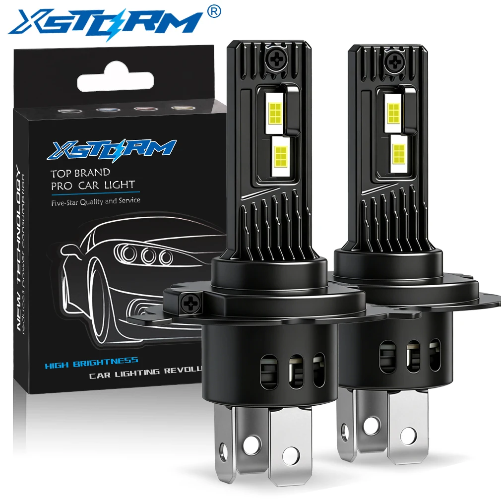 XSTORM H4 LED Headlights Canbus H7 LED Fog Headlights Bulbs 100w 30000LM 9005 H11 Car LED Lights Bulb Diode Lamps Turbo Lamp 12V