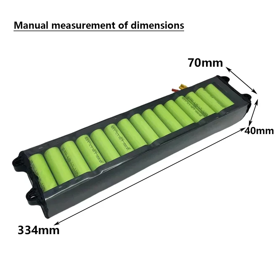 10S3P 36V 7800mAh 18650 Lithium Ion Battery Pack for 36/42V Motorcycle Scooter High Power Large Capacity 500Wh