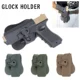 Pistolera táctica para Glock 17/19/22, riñonera ajustable y resistente para Airsoft