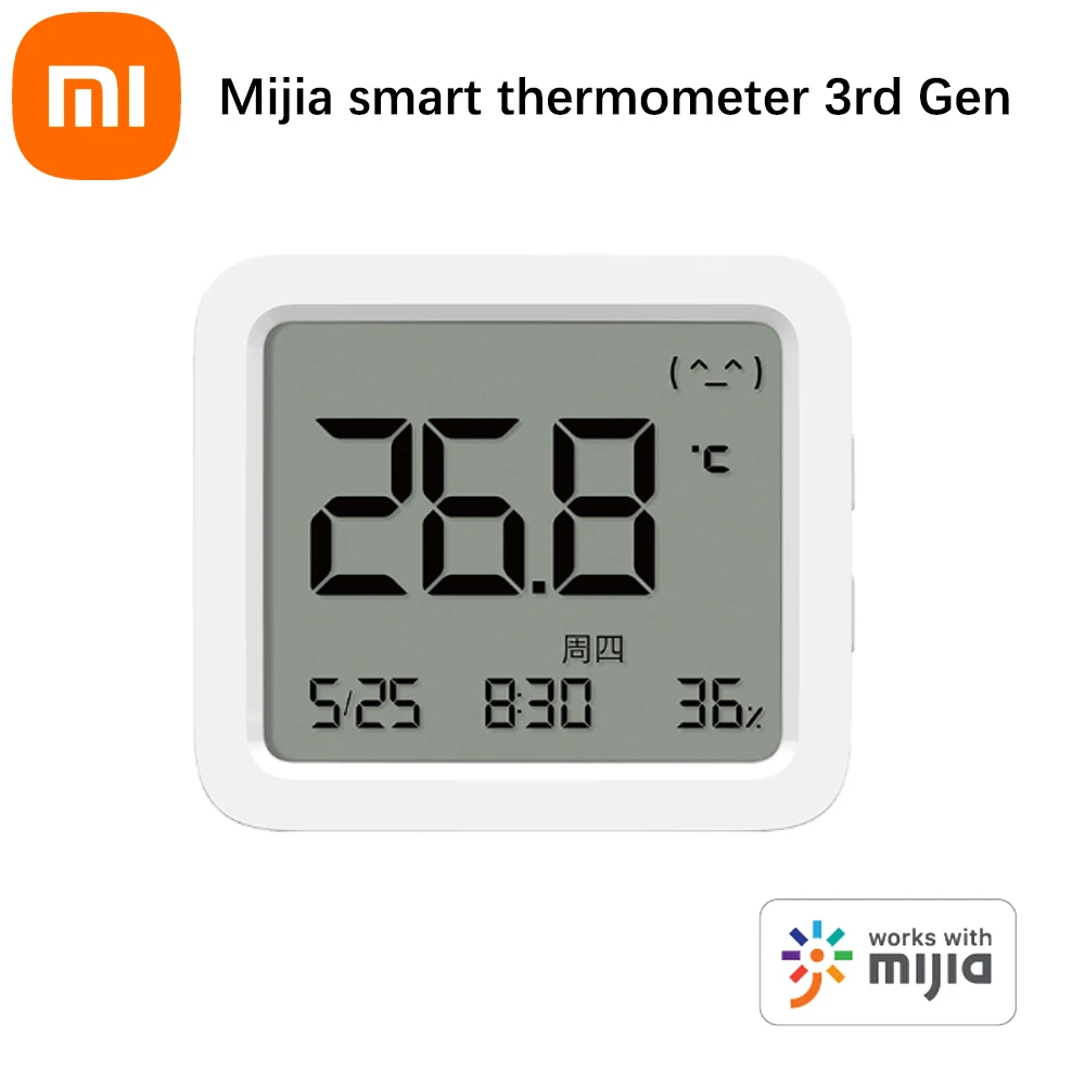 Xiaomi Mijia Smart Bluetooth Thermometer 3 Mesh LCD Wireless Electric Digital Hygrometer Temperature Humidity Works with Mihome