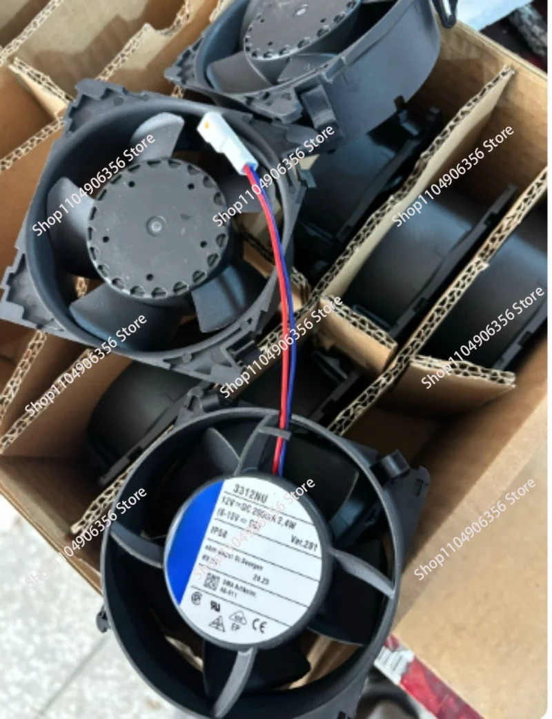 3312NU 3312U 9232 IP68 Waterproof Cooling Fan, 12V Dustproof Water Resistant Axial Fan