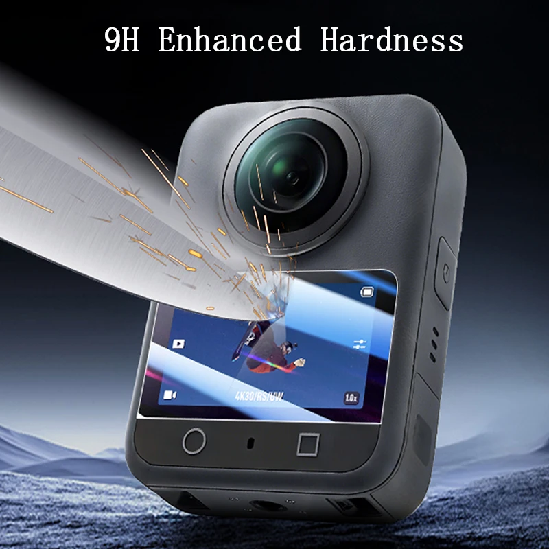 For DJI Osmo 360 II Screen Protector Magnetic Claw Adapter 9H HD Tempered Glass Flim for DJI Osmo 360 Storage Bag Accessories