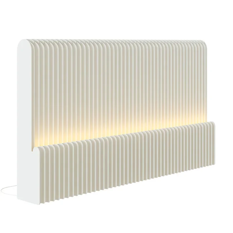 Organ screen paper wall baffle partition living room bedroom half partition screen luminous folding paper wall removable