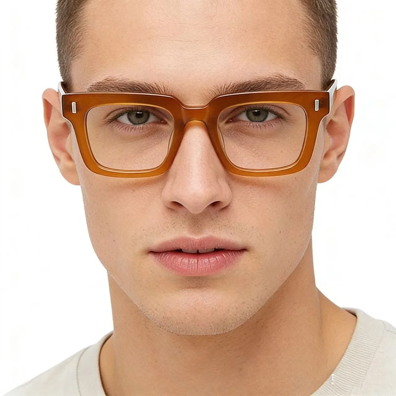 

Men Spectacle Glass Frame Man Vintage Style Glasses Clear Lens Brand Designer Female Acetate Glasses Frame Vintage Eyeglasses
