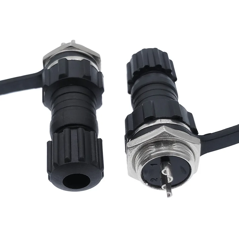 1Pcs GX16 Connector M16 Waterproof Back Nut Docking Male&Female Plug And Socket 2pin3pin4pin5pin6pin7pin8pin9pin