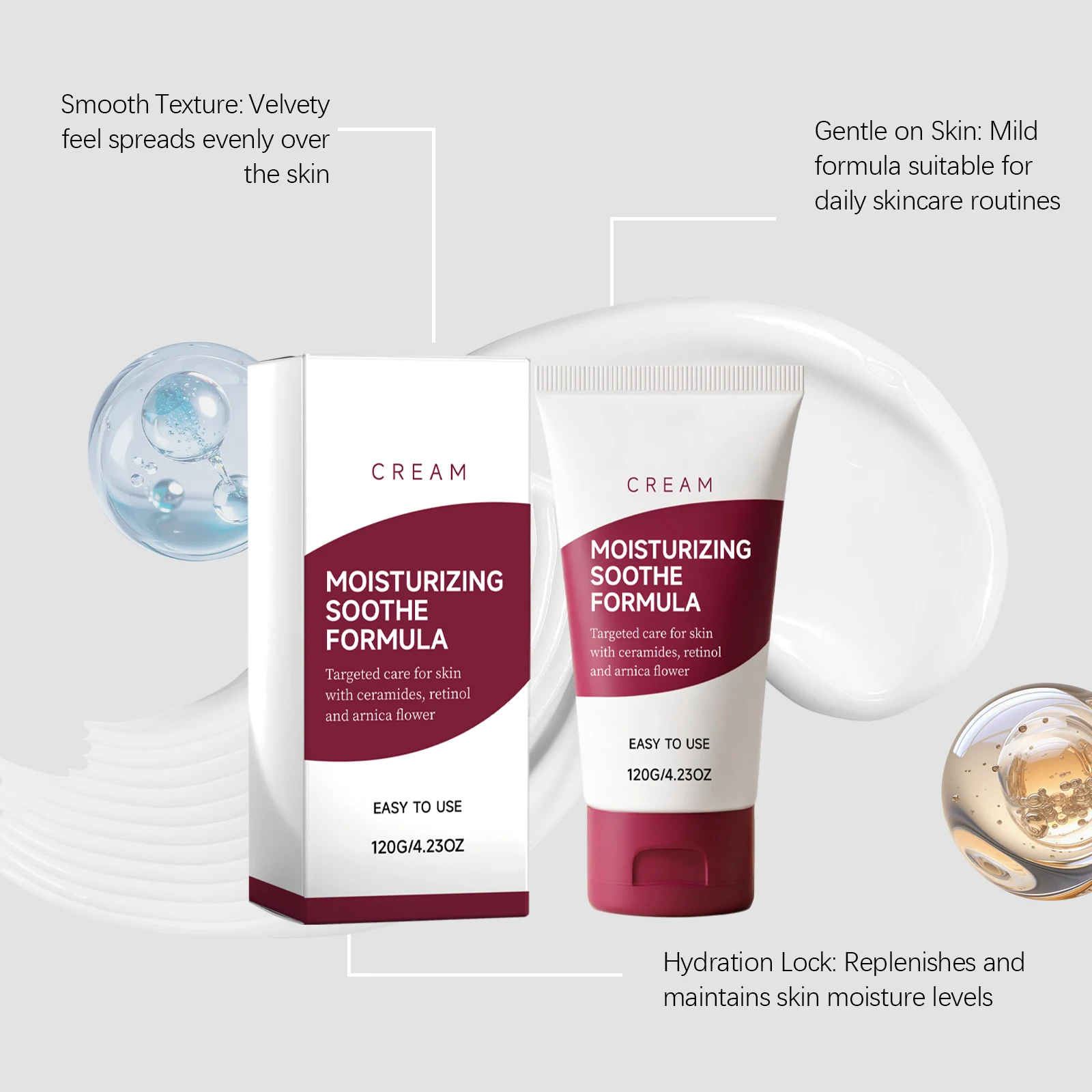 Moisturizing Body Lotion Maintain Skin Elasticity Reduce Skin Flaking Relieve Dry Skin Skin Radiance Boost Penetrating Nourish