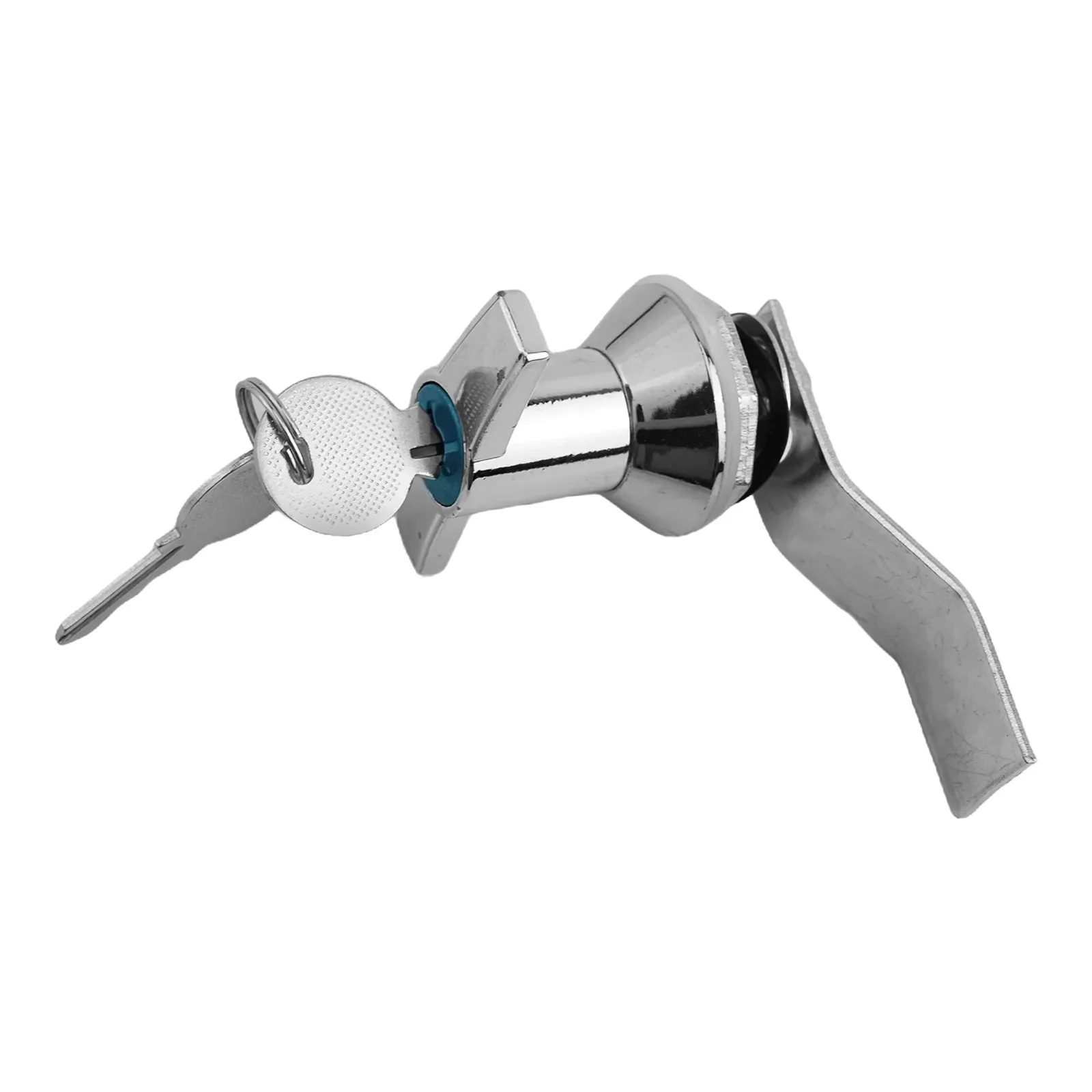 Aluminum Alloy T-Handle Lock With Key Distributor Box Handle Lock Cabinet Door Lock Campervan Furniture Door Hardware