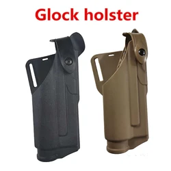 Passend für Glock 17 19 22 31 32 taktisches Holster, kompatibel mit Taschenlampen