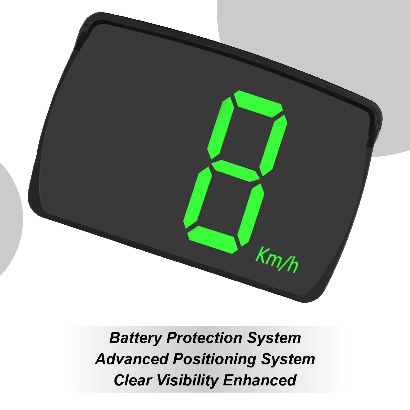 

Digital Speedometer For Car Windshield Speed Meter Multi-Functional Real-Time MPH KMH GPS Speedometer For Truck Driving Racing