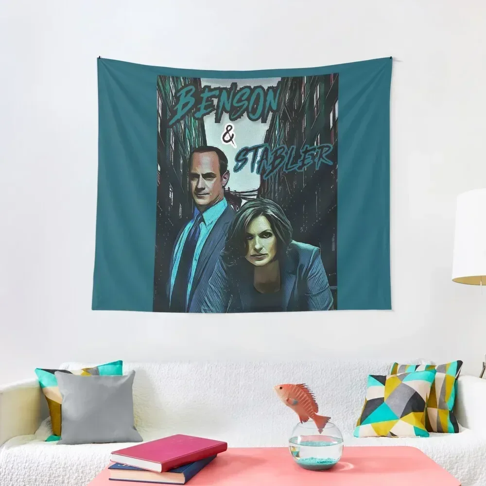 

Benson & Stabler Law and Order: SVU Tapestry Room Aesthetic Decor Bedroom Decoration Decor For Room Tapestry