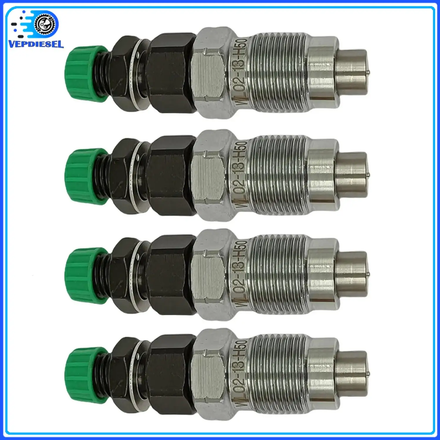 4pcs Injector WL02-13-H50 For 1999-2012 Ford Ranger 2.5 New Excavators Accessories