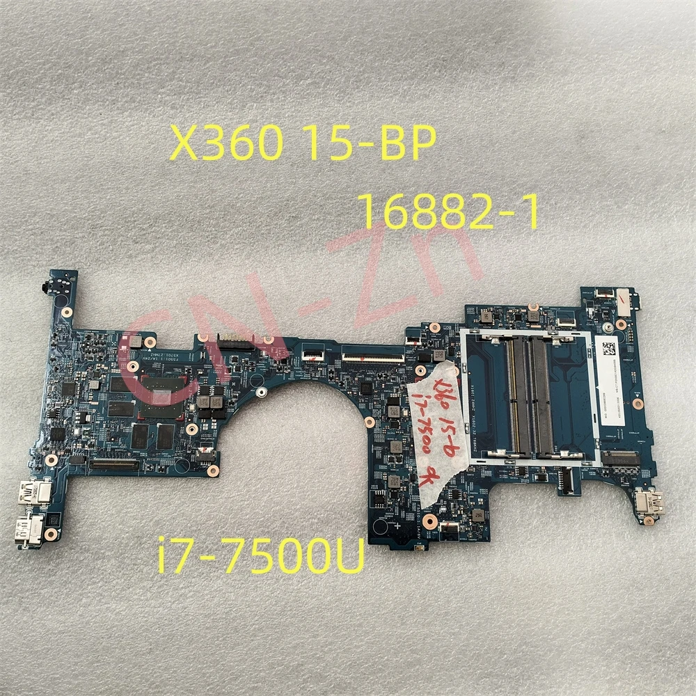 924308-001 16882-1 448.0BX06.0011 For HP Envy X360 15-BP 15M-BP011DX Motherboard i7-7500U CPU NVIDIA GeForce 940MX Fully Tested