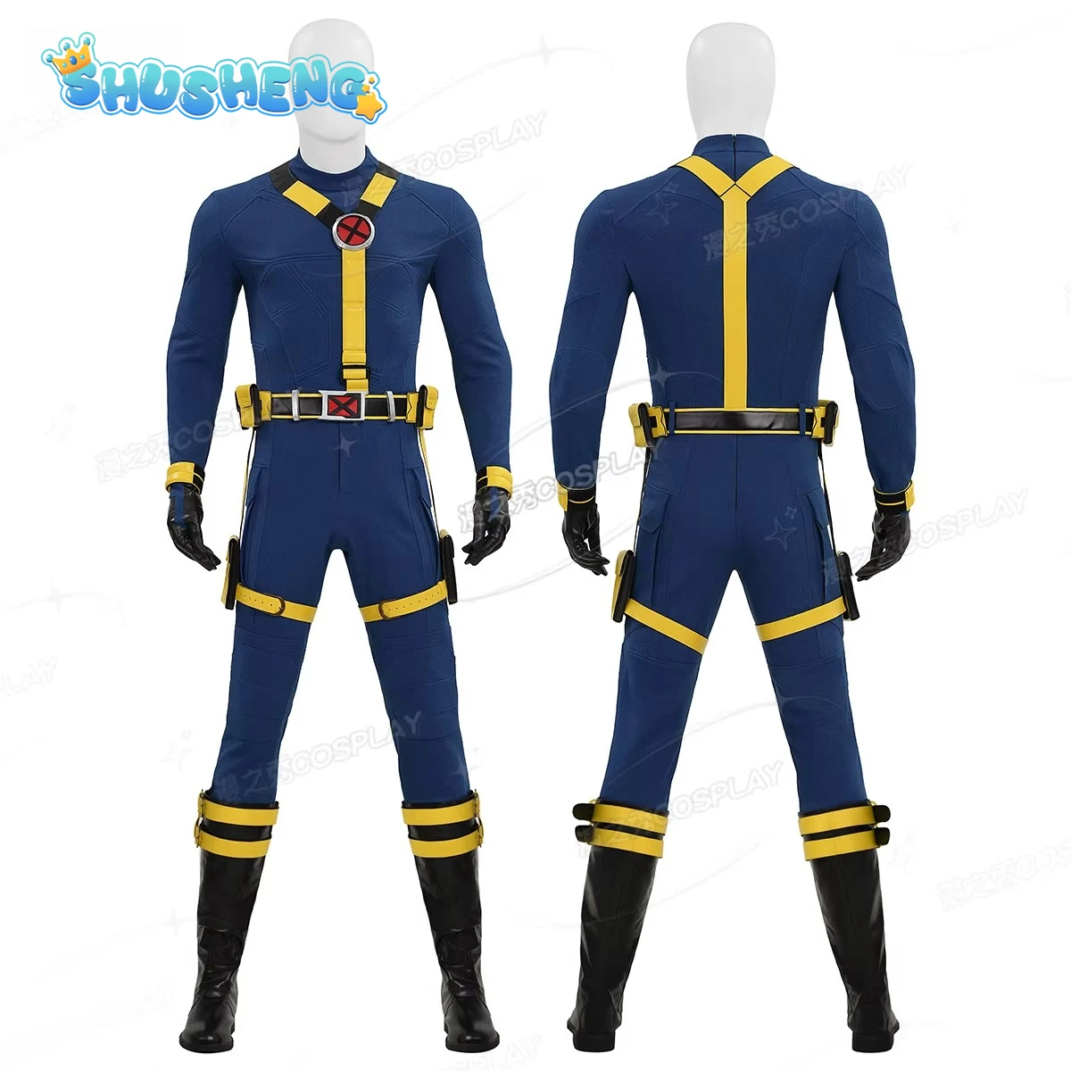 

Movie Cosplay Series: revenge alliance5: Doomsday - Cyclops/Scott Summers Cosplay high quality Costume full set Shushengcos