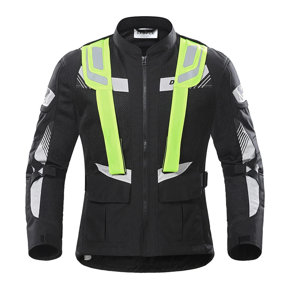 

Summer Jackets Breathable Off-road Jacket CE Certification Anti-fall Summer Jackets Reflective Biker Clothes Wear Resistant