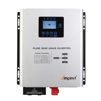 Ampinvt 800W 12000W Single Phase Pure Sine Wave Inverter Charger Off-Grid Hybrid Solar Inverter for Home Appliance 12VDC