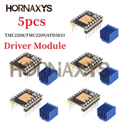 5pcs/ 3D printer accessories stepper motor ultra quiet drive module TMC2209 TMC2208 ATD5833