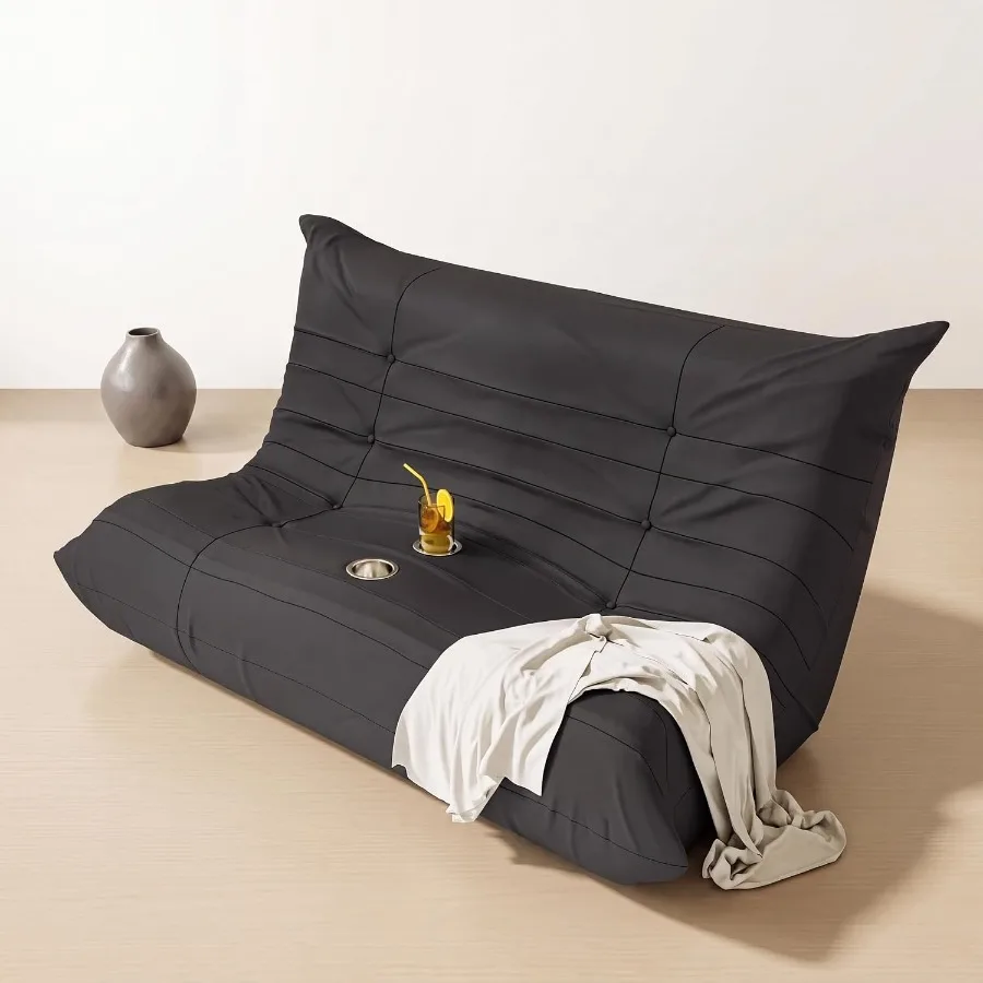 Giant Bean Bag Chairs Loveseat for Adults, 2 Seater