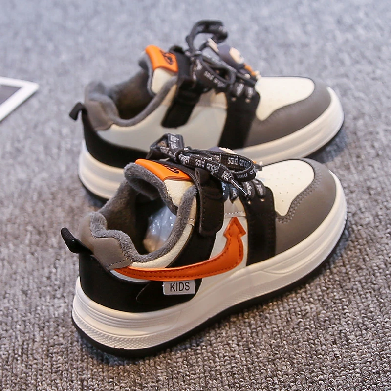 

New 2025 Sneakers Boys Fashion Anti-slip Board Shoes Girls Cute Trend Thicken Outdoor Shoes Casual Shoes for Kids Size 26-37