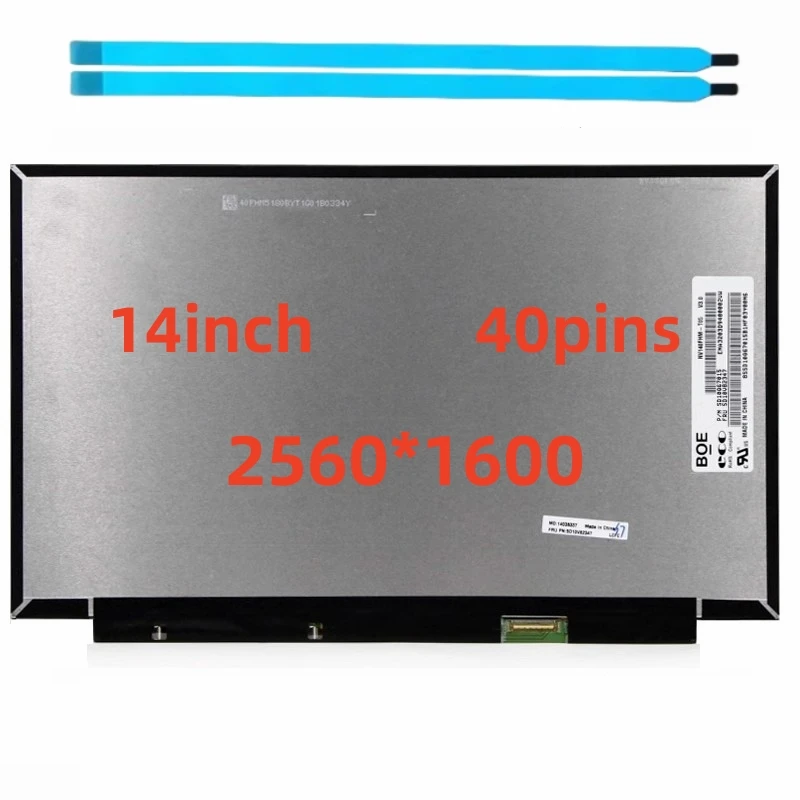 14inch display for Xiaomi RedmiBook Pro 14 2022 LCD screen Laptop Matrix 120HZ NE140QDM-NX2 V18.0 NE140QDM-NX1 V18.0 2560x1600