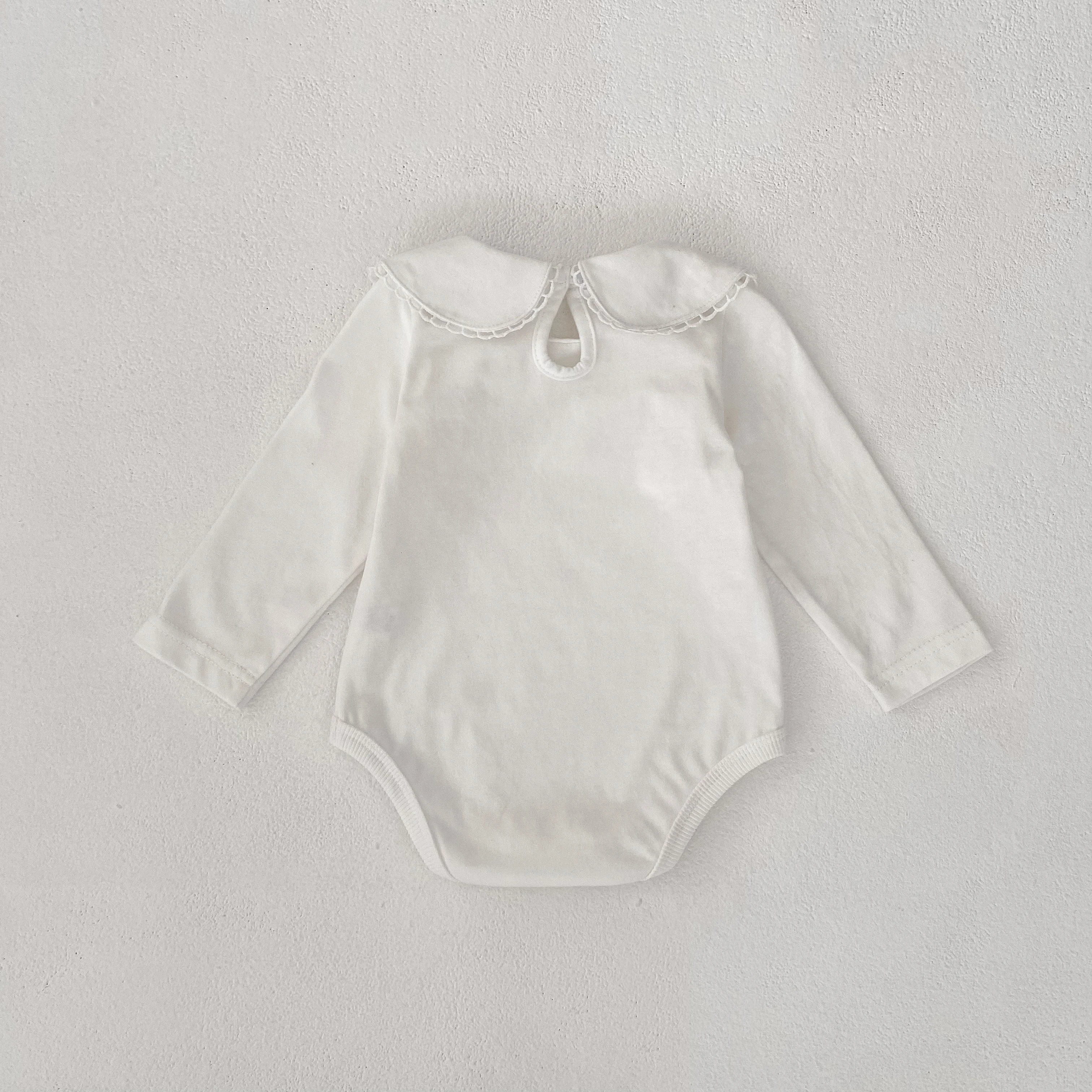 0-24M Herbst Baby Mädchen Romper Baby Mädchen Kleidung Kleinkind Neue Mädchen Spitze Kragen Strampler Baumwolle Weiß Infant baby Mädchen Overall – Detail 21