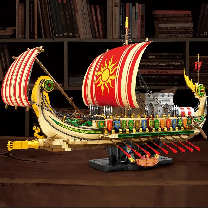 

Pirate Ship Series Creek Viking Warship Model Building Blocks,Ship Cruisers Building Blocks Set Puzzle Toys Gift 2982PCS