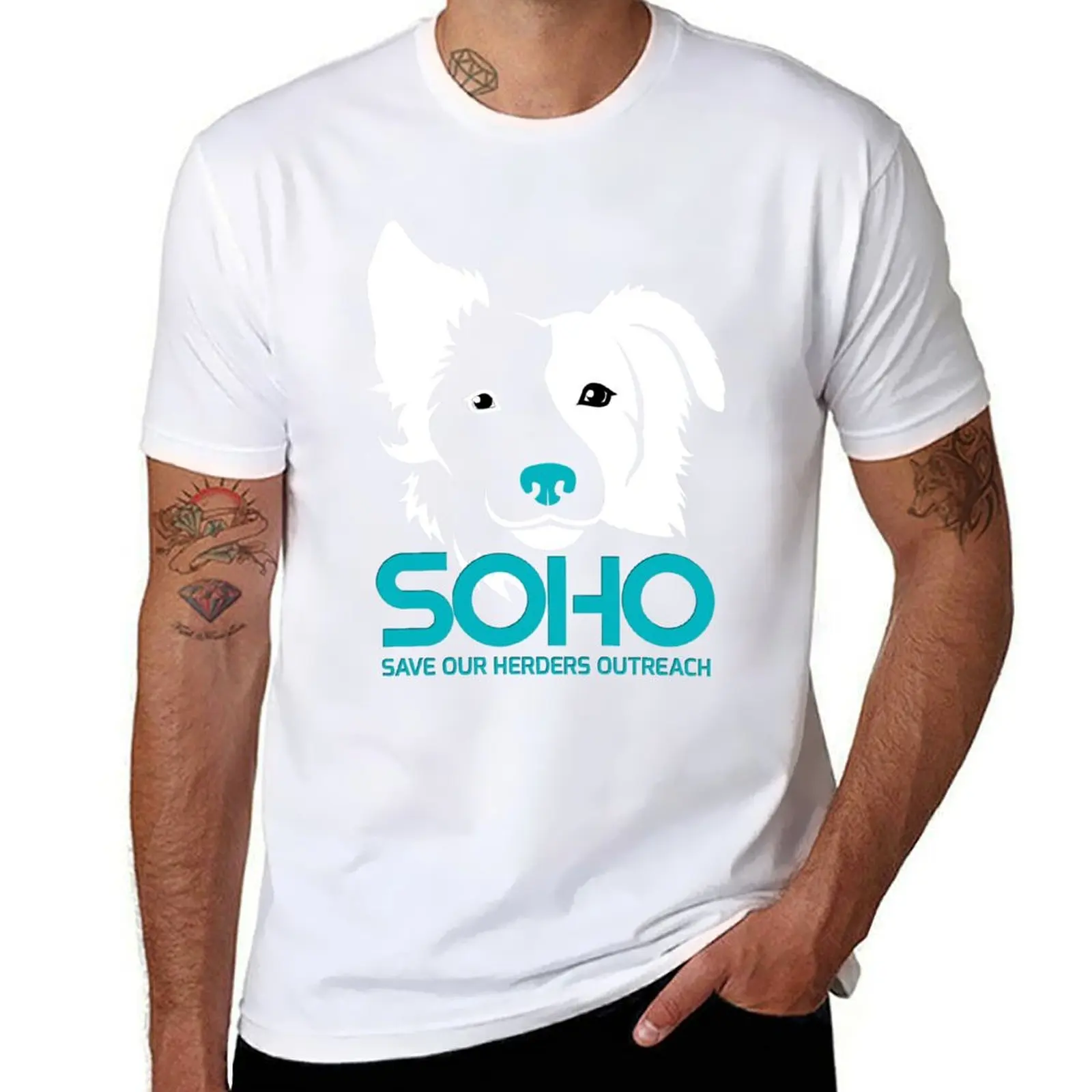 

SOHO Logo for dark backgrounds T-Shirt t shirts for man pack cotton man t shirt heavy cotton T-Shirt