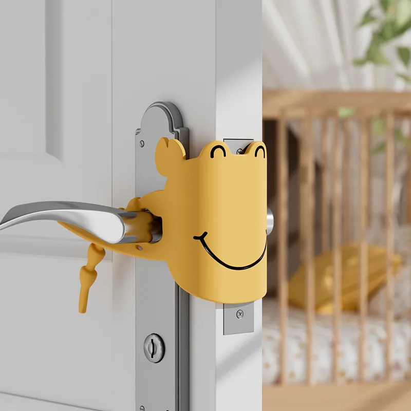 Door‑Mounted Sound‑Absorbing Pads, Bedroom Door Closing Buffer Silent Lock Sleeve, Door Gap Adjustment Pads, 3‑Piece Set
