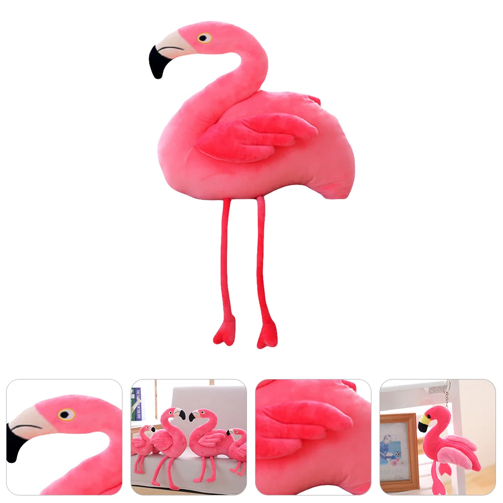 

Flamingo Toy Home Decors Girls Modeling Warm and Lovely Plush Pink Animal Cloth Adornment Personal Collection