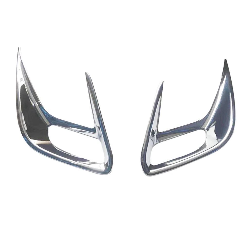 For Toyota Corolla Cross 2021 2022 Chrome Rear Fog Light Lamp Eyelid Eyebrow Cover Trim Decoration