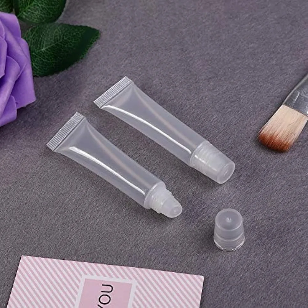30 Stück 5/10/15ML Lipgloss Nachfüllbare Leere Quetschbare Lippenbalsam-Tuben Klare Kosmetikbehälter Weiche Tuben Make-up-Zubehör Großhandel – Detail 3