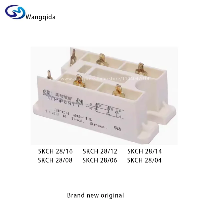 

SKCH28/16 SKCH28/12 SKCH28/14 SKCH28/06 SKCH28/08 SKCH28/04 Brand new original Diode rectifier bridge module