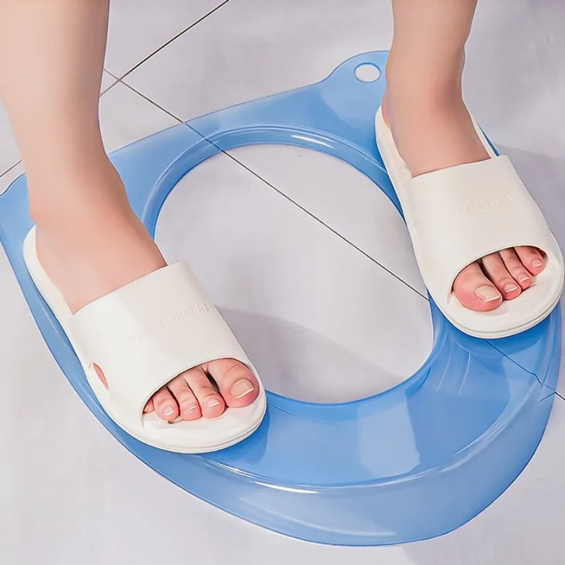 Toilet Seat Cover Transparent Plastics Summer Waterproof Universal Four Season Bathroom Accessories Bidet Pad Mat Thicken Home
