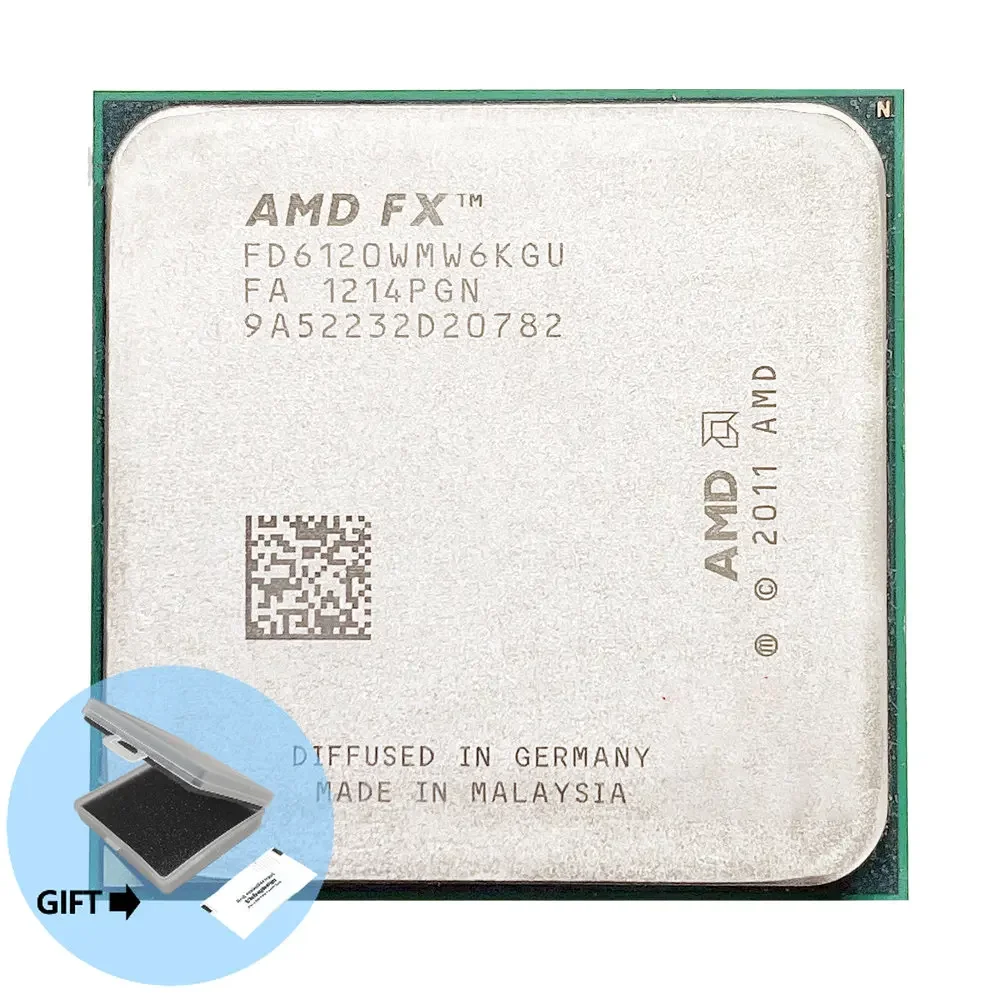 AMD FX-Series FX-6120 FX6120 FX 6120 3.5 GHz Six-Core CPU Processor FD6120WMW6KGU Socket AM3+