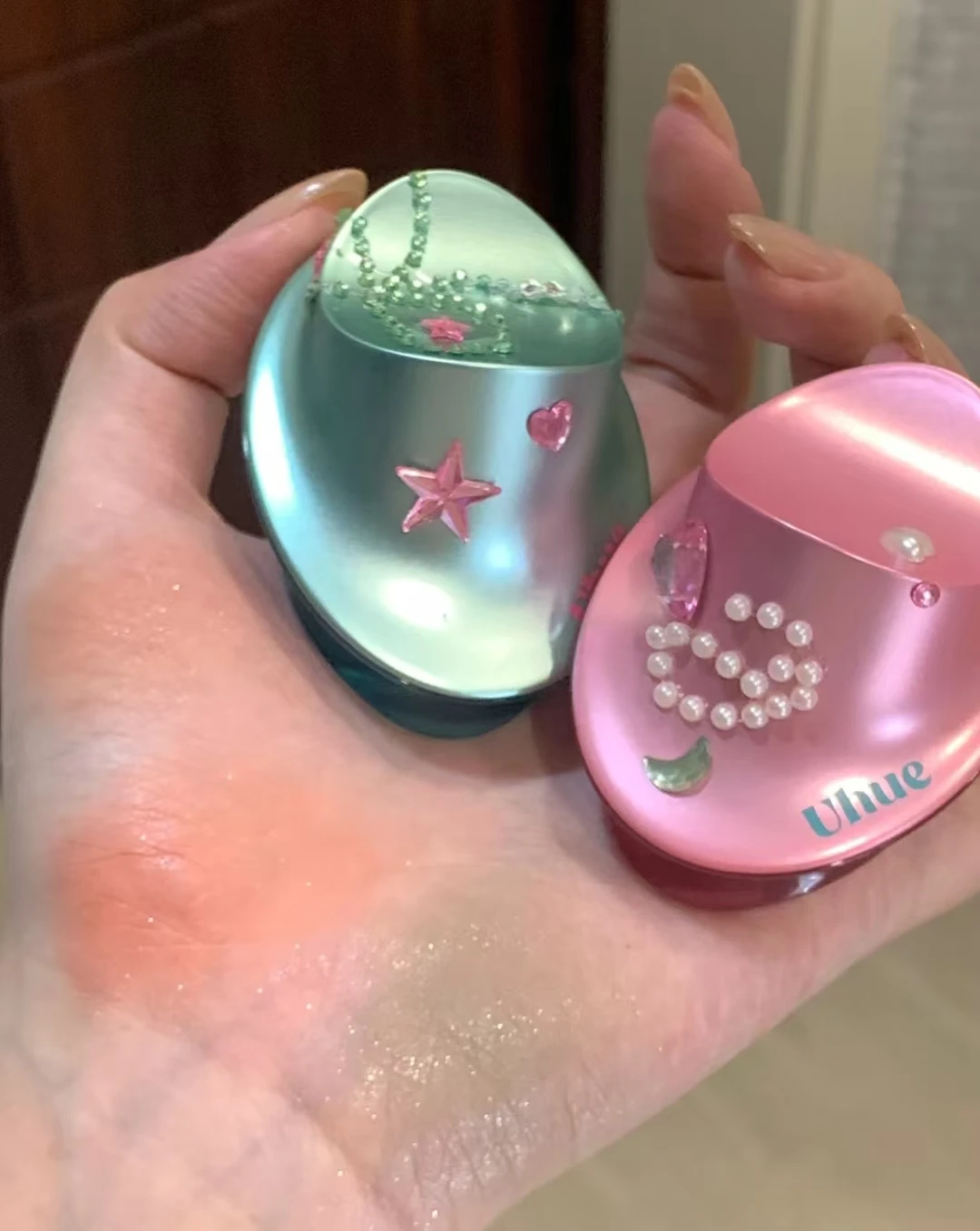 ウーフェ アイリップチークバーム 多用途バーム ファイングリッター マット ワンバーム 多用途リップスティック リップグロス アイシャドウ