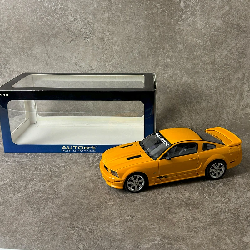 AUTOART 1/18  SALEEN  MUSTANG  S281  (ORNAGE) Sports car Car model Static ornament Metal material Send to a friend Holiday gift