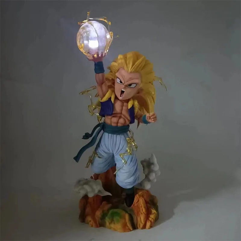 حار لعبة دراغون بول أنيمي الطرفية غوكو نموذج Gk مع المشهد الطابق تمثال دمية يمكن تضيء نموذج الديكور الصبي لعبة الكبار الهدايا