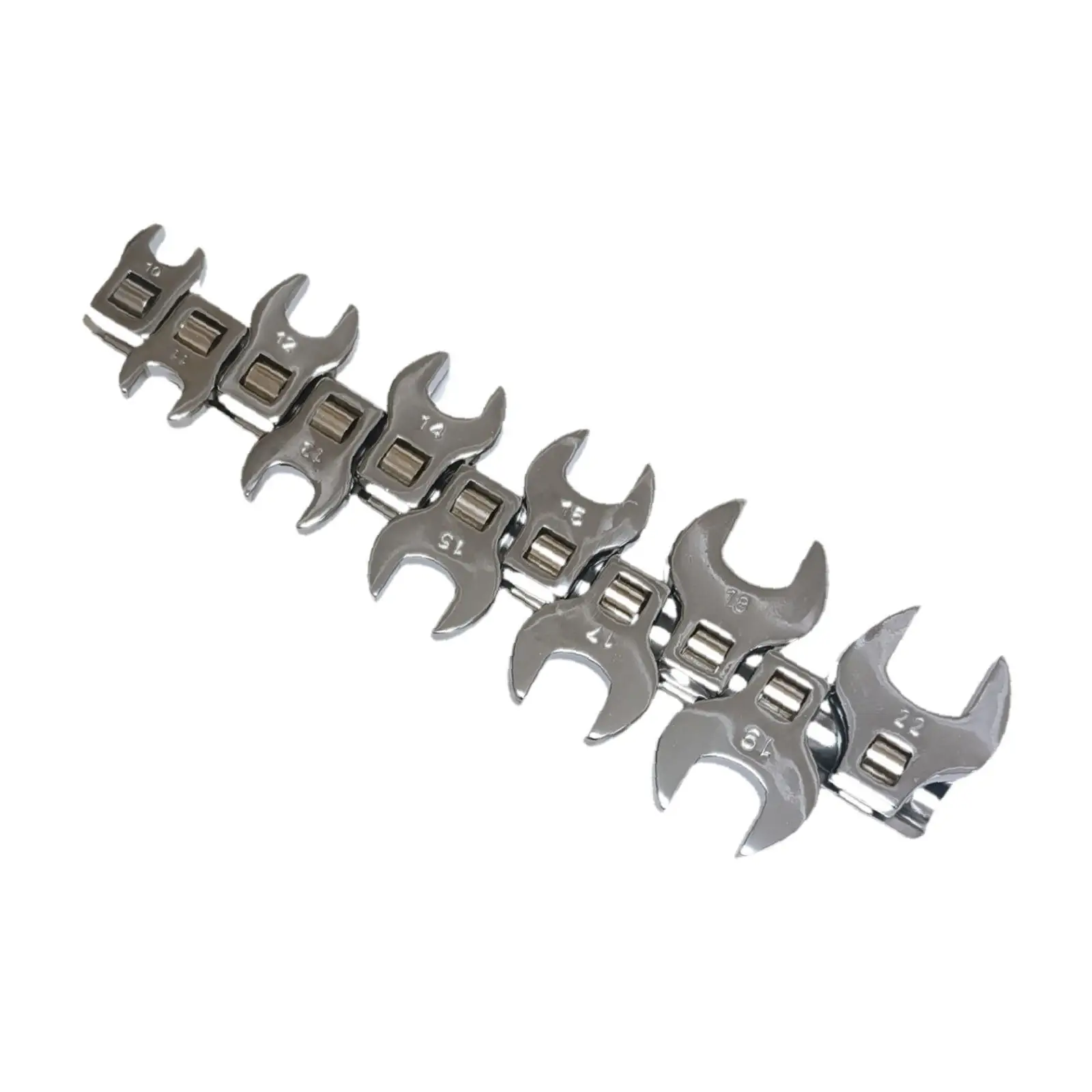 11 Piece 10-22mm Metric Nut Wrench Set 3/8