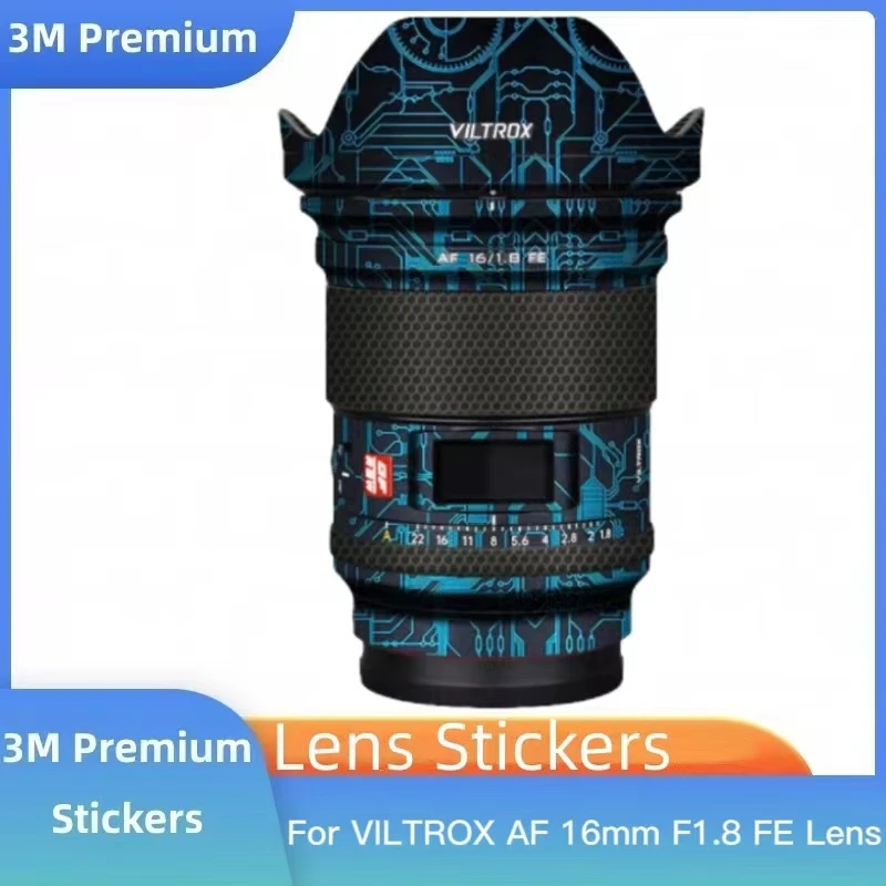 

For VILTROX AF 16mm F1.8 FE Decal Skin Vinyl Wrap Film Camera Lens Body Protective Sticker Coat AF16F1.8 16 1.8 AF 16/1.8 FE